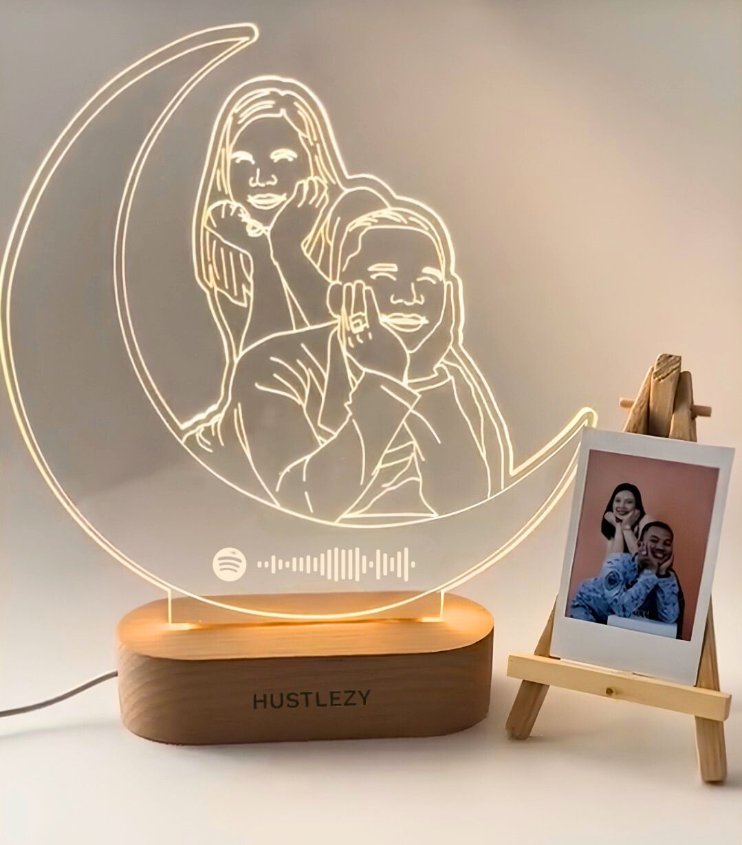 Personalised Moon Essence Illusion Lamp